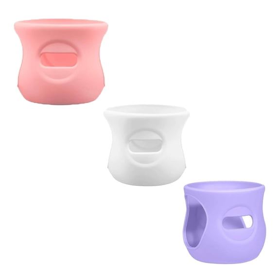 ELDORIX Silicone Sleeves Food-Grade for Philips Avent Glass Bottle Cute Thick for Glass Baby Bottles