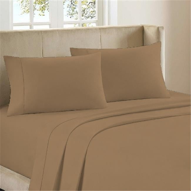 BedClothes Luxury 4Piece Bamboo Comfort Bedding Sheet Set Caramel King Walmart Canada