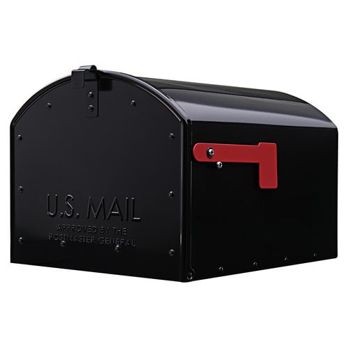 Gibraltar Mailboxes Storehouse Extra-Large Capacity Galvanized Steel Black Parcel Post... by Solar Group