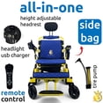 thumbnail image 3 of MAJESTIC IQ-8000 New Remote & Joystick Controlled Mobility Aid Lightweight Foldable Electric Wheelchair, 3 of 6