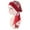 Red, variant on Hunpta Baseball Cap For Women Casual Loose Print Chemo Beanie Cancer Headwear Turban Cap