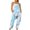 Sky Blue, variant on IROINNID Sleeveless Suspender Jumpsuit For Women Full-Length Casual Loose Baggy Pocket Jumpsuit Fashion Trousers Overalls Sling Jumpsuit