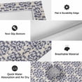 thumbnail image 6 of Navy Blue Baroque Outdoor Rug for Patio/Deck/Porch, Non-Slip Large Area Rug 4 x 6 Ft, Vintage Abstract Art Pattern Indoor Outdoor Rugs Washable Area Rugs, Reversible Camping Rug Carpet Runner, 6 of 8