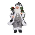 thumbnail image 1 of Bewildely El regalo impresionante de la estatuilla de Papá Noel adorna la tabla de la Navidad con la estatuilla plástica de Papá Noel de la Kits de decoración para fiestas mi, 1 of 6