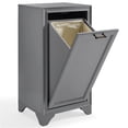 thumbnail image 4 of Crosley Tara Laundry Hamper in Vintage Gray - Engineered Wood, 4 of 10