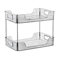 thumbnail image 2 of CVLNCYCLING Corner Shower Caddy,Organizer Bathroom Shower Shelves,Desktop Shelf Transparent Three-layer Household Storage Shelf for Bathroom,Kitchen,Countertop, 2 of 8