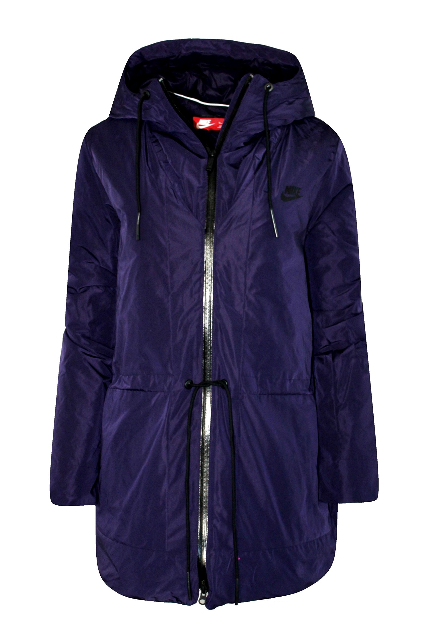 Nike Nike Womens Insulated Down Hooded Parka Jacket Coat Purple