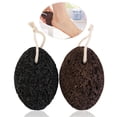 thumbnail image 1 of Piedra pómez natural para pies - Removedor de callos de lava para pies - Cuidado saludable de los pies - Herramienta de exfoliación de pedicura - Ideal para eliminar la piel de maíz muerta para pies y manos (2 paquetes) ER, 1 of 5