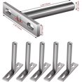 thumbnail image 2 of Dww-6 Pcs Supports en Métal pour Tague Flottante, 3 Pouces Fixations Cache Support Plateau Flottant Cache Support pour Mural, 2 of 5
