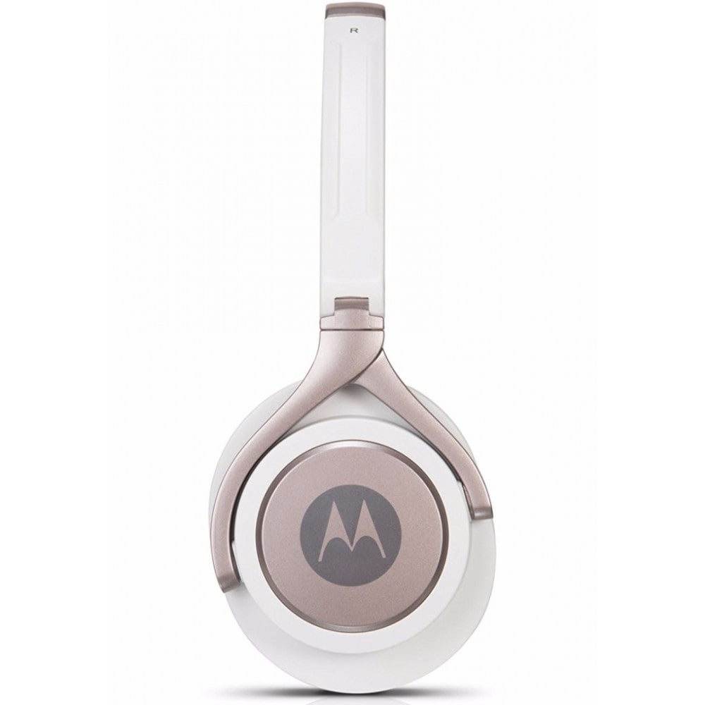 Motorola MO-SH005WH 3.5 mm Hands Free Wired Headphones Pulse 2 Premium Stereo with Remote & Mic - White