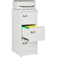 thumbnail image 1 of STANI 3 Drawer File Cabinets with Lock, Metal Filing Cabinet for Home Office, Steel Lockable Storage Cabinets to Hanging Letter/Legal/A4,Assembly Required(White), 1 of 9