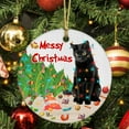 thumbnail image 5 of Black Cat Ornaments for Christmas Tree, Christmas Animal Ornament, Xmas Decor Tree Hanging, Christmas Tree Ornaments Topper Decorations, Gifts for Cat Lovers, 5 of 5