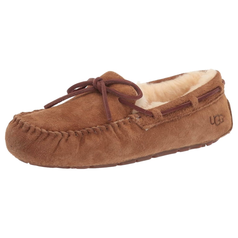 UGG Women's Dakota Moccasin Slippers, Water-Resistant Suede with