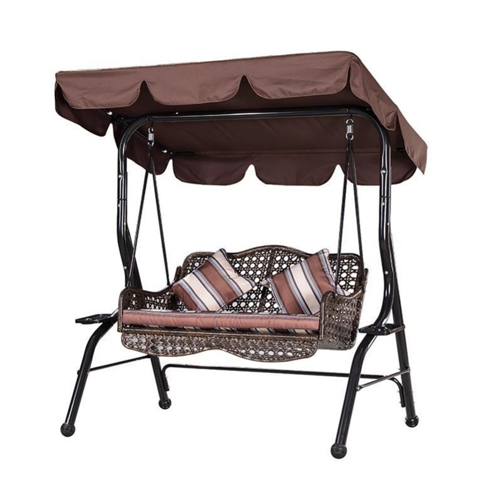 Outdoor Swing Canopy Waterproof Cover Garden Sun Shade Patio Swing
