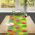 thumbnail image 4 of Easter Table Runner，Easter Table Flag Linen Digital Heat Transfer Table Runner Home Decor Tablecloth Oil And Stain Resistants Non Slip，1×Table Runner Clearance, 4 of 5