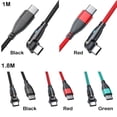 thumbnail image 3 of 180 Rotate Digital Product Digital Display PD 100W Fast Charger Display Cable Cord Cable Type C to Type C RED 1.8M, 3 of 8