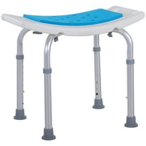 Adjustable Curved Bath Stool Spa Shower Chair for Seniors Pregnant Women & People with Mobility Issues