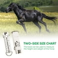 thumbnail image 4 of Horse Measuring Tape for Height and Weight 250cm or 8.2ft  Horse Weight Tape Portable PVC Weight Tape Measure for Horses, 4 of 6