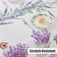 thumbnail image 3 of Spring Summer Tablecloth 60 x 84 Inch Rectangle, Lavender Floral Table Cloth, Spill-Proof Stain Resistant Decorative Fabric Table Cover for Dining, Party, Picnic, 3 of 6