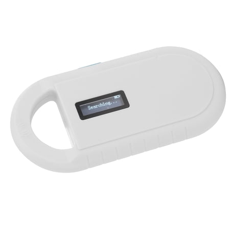 NFTIGB Professional Handheld Animal ID Tag Scanner 134.2KHz OLED Screen Display Pet Microchip Reader for Dog Cat Pet Animal (5.9 x 3.54 x 1.57 inches / 15.0 x 9.0 x 4.0 cm)