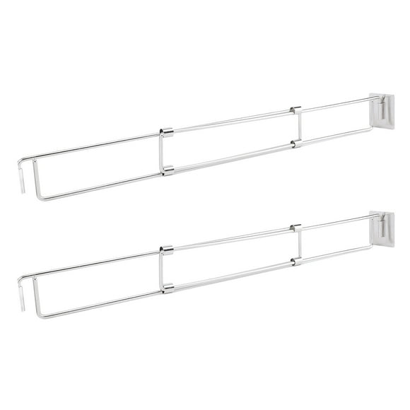 RV Shower Corner Storage Bar, Easy Installation Stainless Steel 12.5 To 22.5in Adjustable RV Fridge Tension Rods for Trailer Yacht