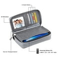 thumbnail image 4 of Womens Double Zipper Wallet Clutch Purse Cellphone Long Wallet with Removable Wristlet, 4 of 6