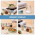 thumbnail image 3 of CIMAXIC Kitchen Seasoning Jars Blue Glass 2Pcs Press Type Dispensing, 3 of 6