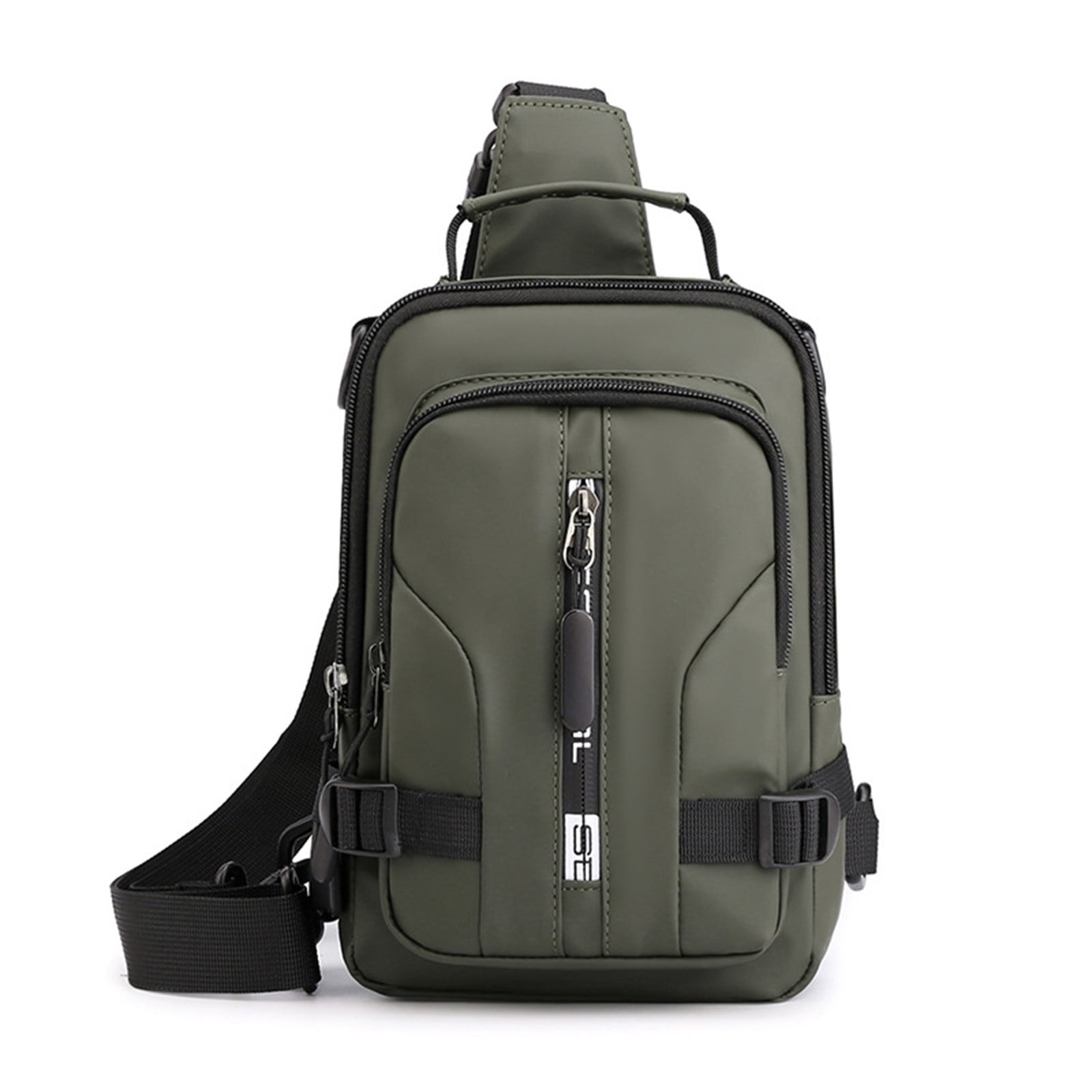 Waterproof Backpack Men's Casual Crossbody Bag Fashion Sports Chest Bag  Multi-Functional Wear-Resistant Bag School Backpack Back To School Laptop  Backpack Small Bag Black Bag