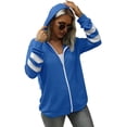 thumbnail image 4 of Womens Active Long Sleeve Zip Up Hoodies with Pocket Hooded Sweatshirts S-2XL, 4 of 7
