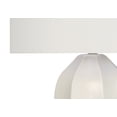 thumbnail image 4 of Noaman 27" Cream Ceramic Table Lamp with Ivory Linen Shade, 3-Way Rotary Switch, Modern Lighting for Living Room, Bedroom, or Office, 4 of 7