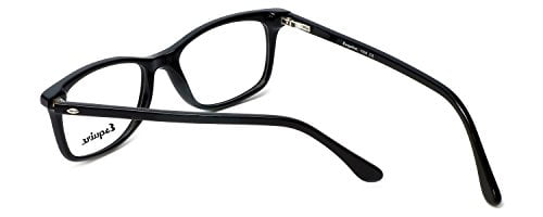 Esquire Designer Reading Glasses EQ1508 in Black 51mm with Case +0.25