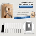 thumbnail image 2 of Tendedero Retractil Pared, Tendedero Ropa Ajustable, Capacidad de Carga 20 Kg, Cable de Acero 304, Diseño de Bloqueo Giratorio, Apto para Uso Interior y Exterior (Oro), 2 of 4