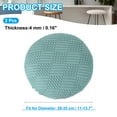 thumbnail image 2 of Uxcell Stool Covers Round, Elastic Bar Stool Covers Washable Stool Cushion Slipcover Stretchy Bar Chair Seat Cover Light Blue 11"-14", 2 of 7
