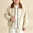 thumbnail image 5 of YunPes Boys Denim Jacket Full Zip Fashion Baggy Collar Jean Jacket Vintage Cargo Outerwear for Kids Fall Winter Casual Versatile Clothes, 5 of 6