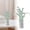 B, variant on Glass Artistic Miniature Ornaments (Translucent Blue Lily Set) - Bouquet Desktop Decor Set with Vase - Must Have Glass Flower Arrangement for Workspace, Office, and Home Display