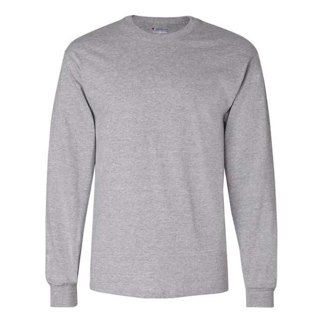 Camiseta de manga larga sin etiquetas Champion para hombre, talla mediana - acero ligero Campeón CC8C