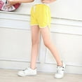 thumbnail image 4 of URMAGIC 3 Pieces Girls Boys Running Athletic Shorts Dance Sport Shorts Summer Workout Shorts for Toddler Kids 2-13 Years, 4 of 11