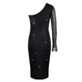 thumbnail image 7 of Enwejyy Women's Christmas Cocktail Evening Party Ball Gown Sequins Sexy Sheer Long Sleeve Formal Dresses, 7 of 7