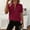 Wine, variant on Womens Shirts Half Zip Mock Neck Workout Casual Spring Summer Tshirts Shirts for Women Black L
