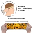 thumbnail image 5 of Easygdp Flower Bush Sunflower Sports Headband Non Slip Headband Unisex for Head Circumference 19.6 - 22.4 inch, 5 of 9