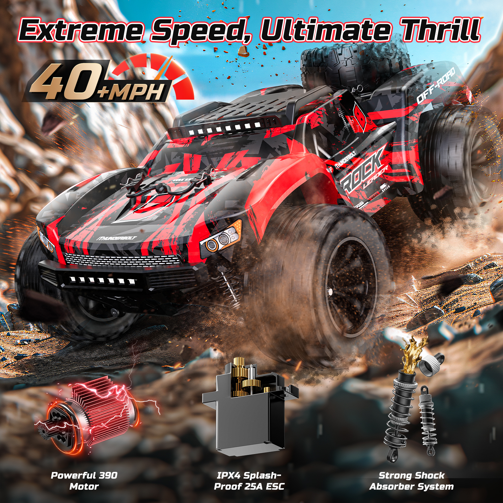 JoyStone 1:14 All Terrain RC Monster Truck photo 7