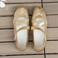 thumbnail image 4 of Women's Round Toe Ballet Flats Mary Jane Sneakers Comfortable Dressy, 4 of 9