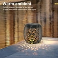 thumbnail image 4 of Outdoor Hanging Solar Lanterns, LED Decorative 8 Hours Usage Time Hanging Solar Lights Romantic IP65 Waterproof 2pcs  for Lawn for Patio, 4 of 7