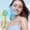 Green, variant on ROLKFUK Handheld Mini Fan, Portable Rechargeable Small Fan Quiet 35dB with Phone Stand, 3 Speeds Pocket USB Desk Fan for Office Travel Outdoor Makeup (Pink)