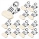 thumbnail image 1 of Paquete de 12 Clips para Bolsas de Chips para Almacenamiento de Alimentos, Clips para Alimentos, Pan, Clips para Chips de Acero Inoxidable, Clips para Cocina y Oficina, 1 of 5