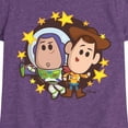 thumbnail image 3 of Disney - Buzz And Woody - Toddler & Youth Girls Short Sleeve Graphic T-Shirt, 3 of 5