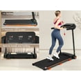 thumbnail image 4 of 2.5HP Folding Treadmill for Home with Incline - 300LBS Capacity, 7.5MPH Speed, Bluetooth Speaker & USB Charging - Quiet Motor, Heart Rate Monitor, 6 Shock Absorbers - Perfect for Small Spaces (Black), 4 of 17