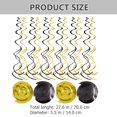 thumbnail image 2 of 24pcs Hanging Swirl Decoration Party Ceiling Decor for Birthday Baby Shower Wedding, 2 of 7