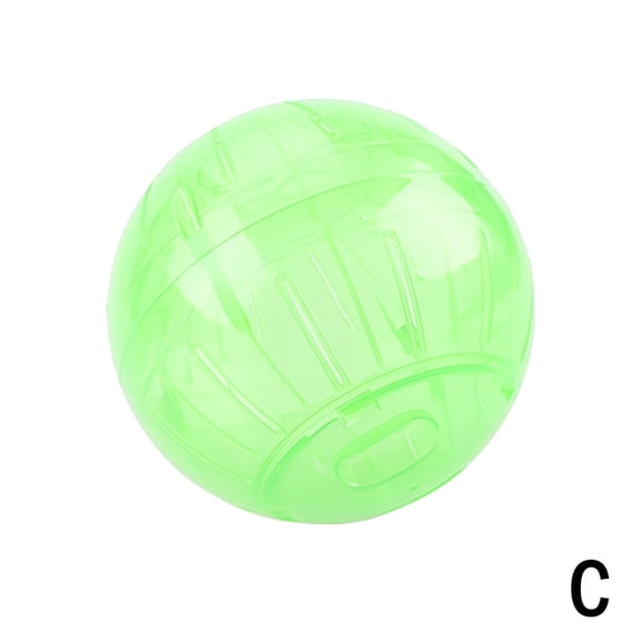 BESTSKY 2026 New Transparent Plastic Hamster Rodent Ball Running Fitness Large Exercise Toy Guinea Pig Toy for Running, Playing, Exercise, Fitness