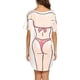 thumbnail image 4 of VISgogo Vestido Casual de Verano para Mujer, Estampado de Bikini 3D Cuello Redondo Manga Corta Relax-Fit One Piece para Damas, S/M/L/XL/XXL VISgogo  moda, 4 of 6